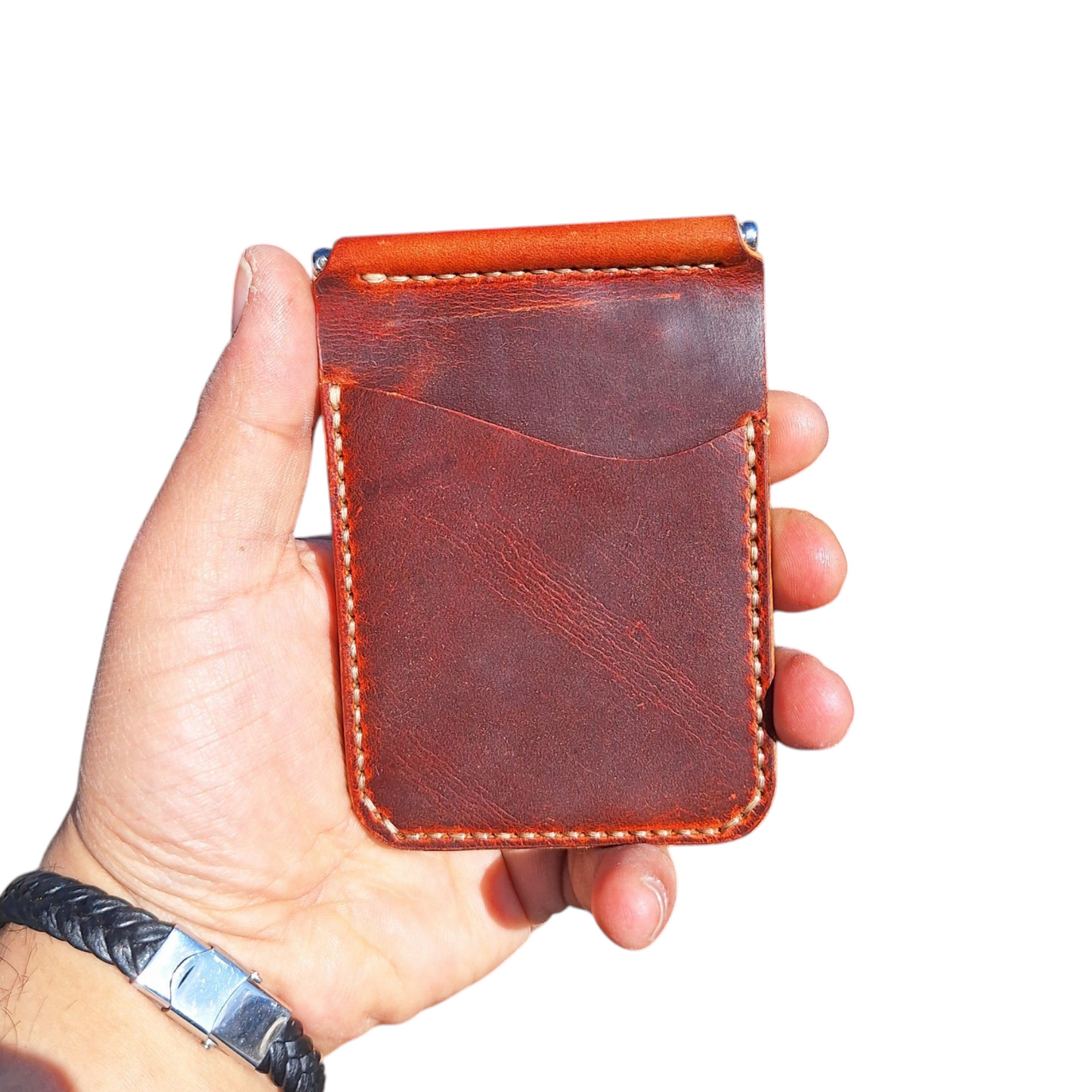 Minimalist Erkek Deri Cüzdan-(Mekanizmalı-Taba)