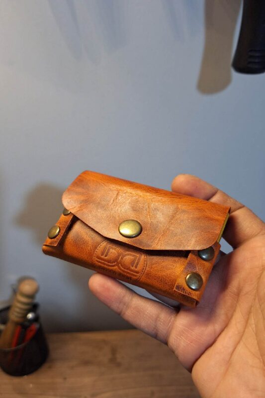 minimal hakiki deri erkek cüzdan kompakt tasarım